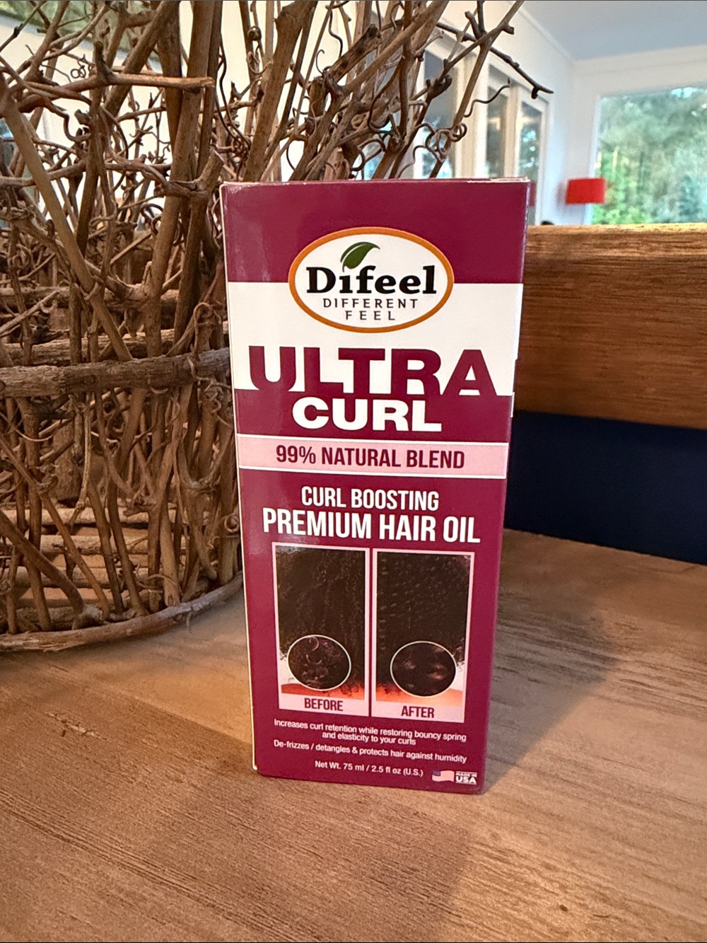 Difeel Ultra Curl Premium Curl-Boosting Hair Oil